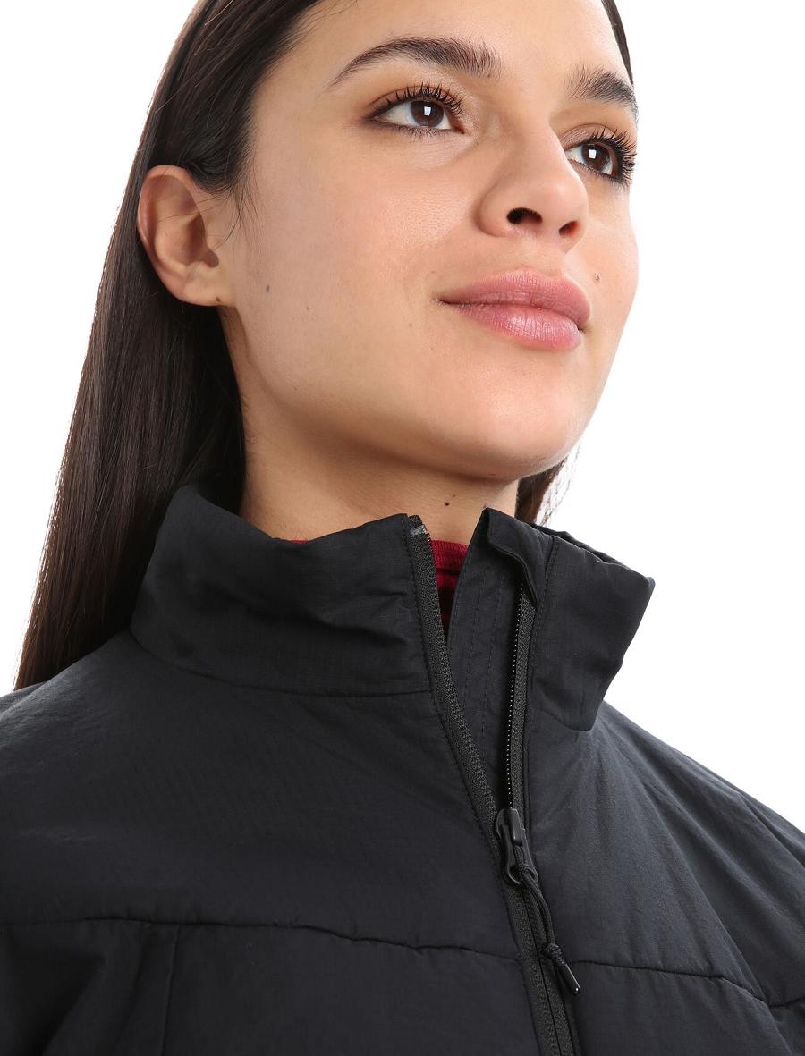 Black Icebreaker MerinoLoft™ Women's Jackets | AU 1649TCEV